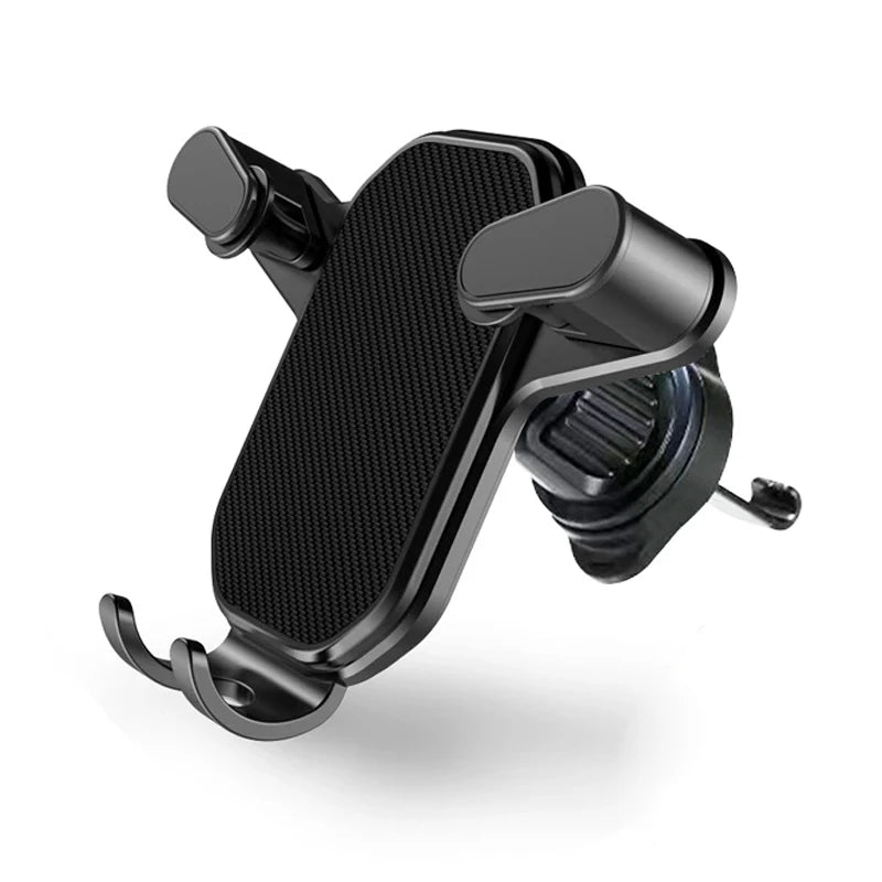 Support De Téléphone Universel pour Voiture – Fixation Grille d’Aération ( Noir / Mirror Noir )