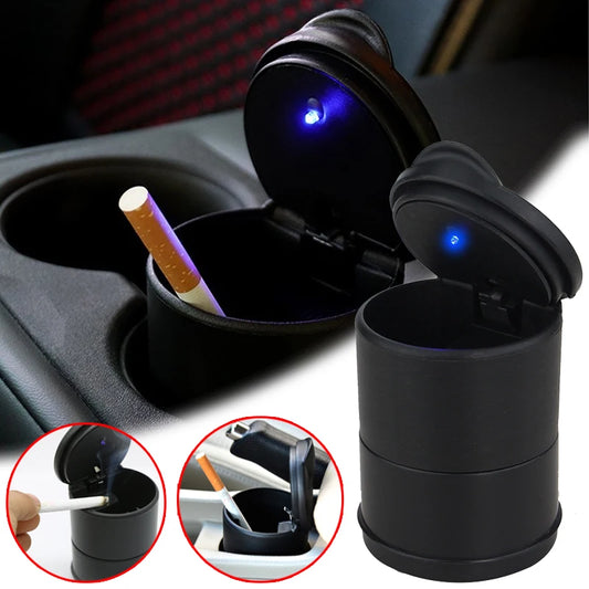 Cendrier de Voiture Noir avec LED