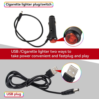 Kit Néon LED RGB Intérieur Voiture ✨