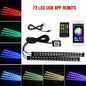 Kit Néon LED RGB Intérieur Voiture ✨